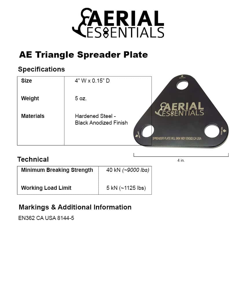 Triangle Spreader Plate – Aerial Essentials