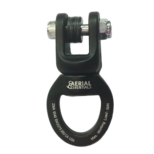 Harkla Swing Swivel (30 kN, 6,744 lbs Rated Breaking Point) - Rotational  Device for Swing or Aerial Rig - Frictionless 360 Degree Eye to Eye Swivel